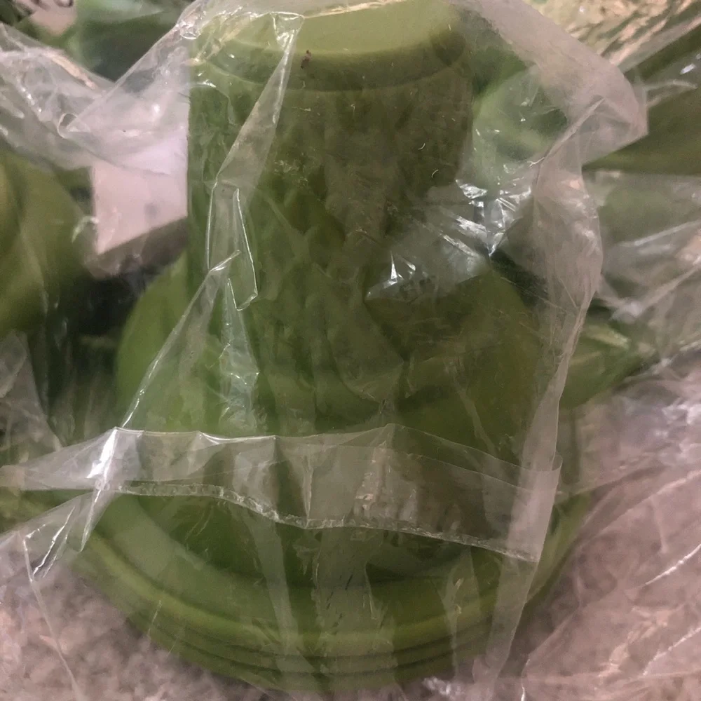 New Green Silicone Ice Cream Cone Cupcake Pan Pack of 3